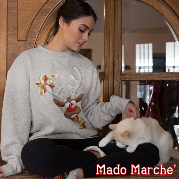 Adult Crewneck - Christmas Deer - Image 2