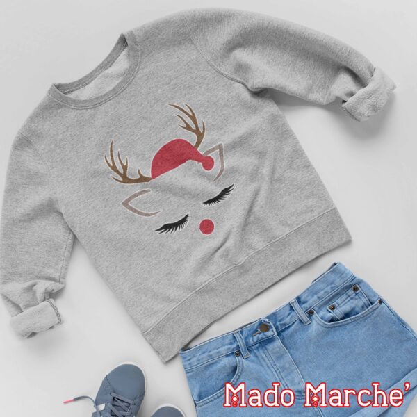 Kids Crewneck - Christmas deer - Image 2