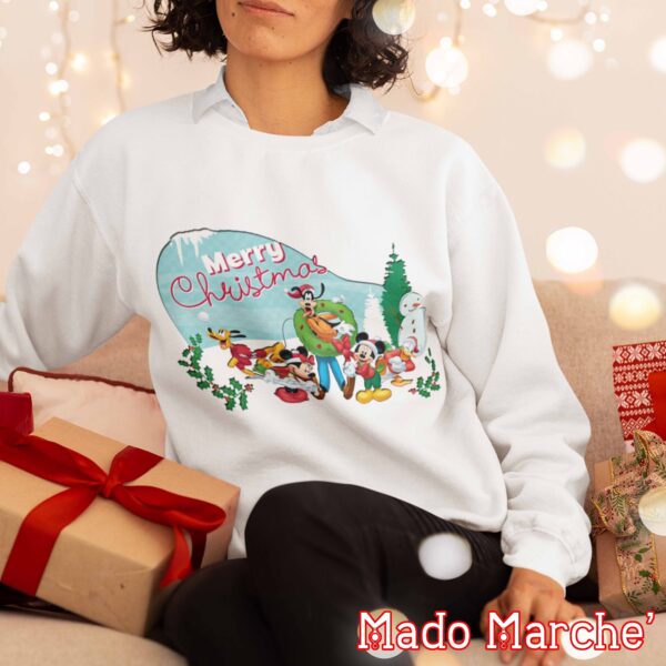 Adult Crewneck - Christmas Mickey Merry Christmas - Image 2