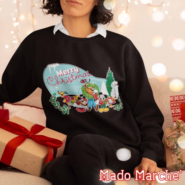 Adult Crewneck - Christmas Mickey Merry Christmas - Image 3