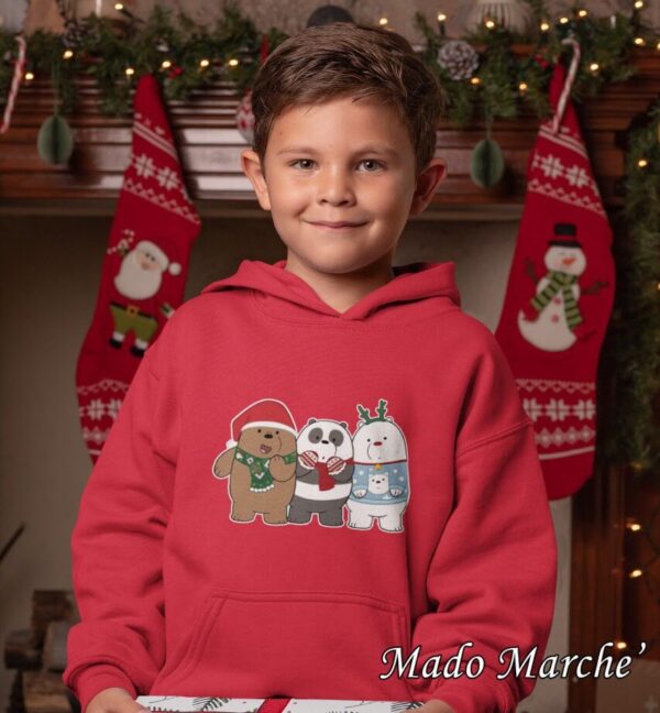 IMG-20201220-WA0032 Kids Hoodie - Christmas 3 panda - Image 1