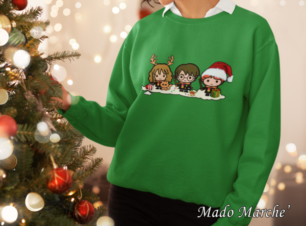 Adult Crewneck - Christmas Harry Potter - Image 1
