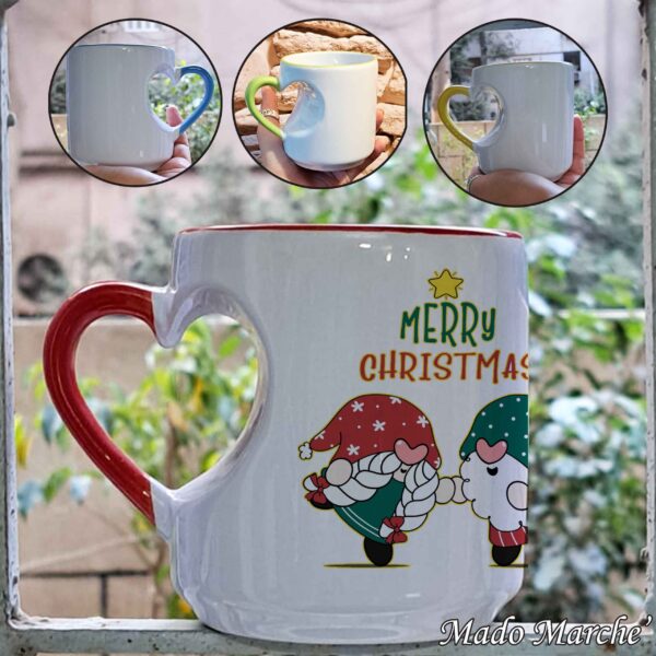 Heart Mug- 2 Noel Merry Christmas - Image 1