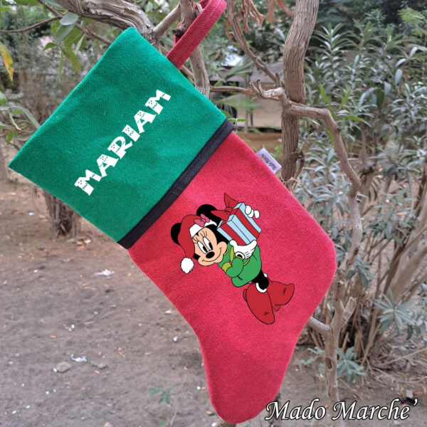 Christmas Socks-Minnie - Image 1