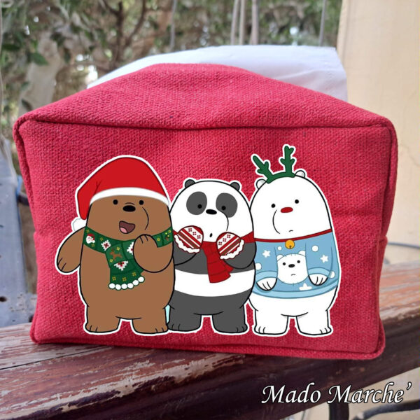3 Tissue Holder - 3 panda - Image 1