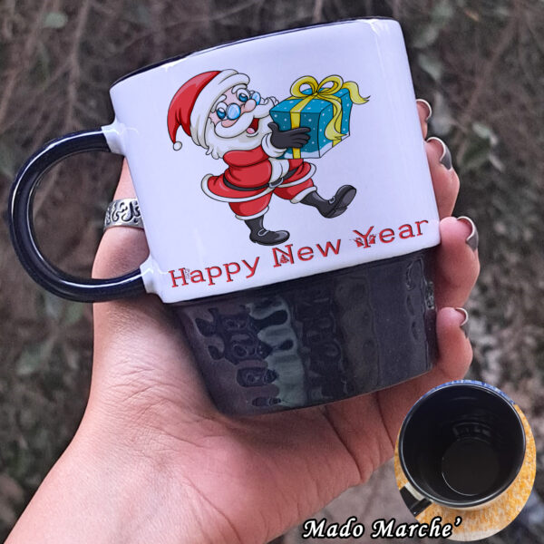 Ribbed Mug- Happy New Year Noel Stand - Image 1