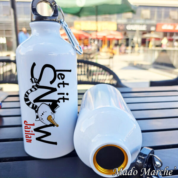 7 Flask bottle - Let it Snow - Image 1