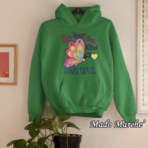 IMG-20220118-WA0007 Adult Hoodie - Butterfly Be Your Own Kind - Image 1