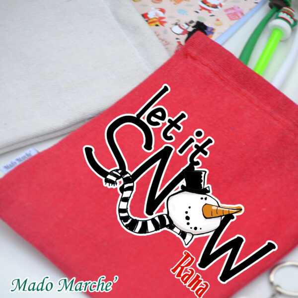 Christmas Gift bag - Let it snow - Image 1