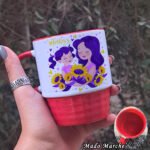 Mother Rubber mug - Sunflower mom