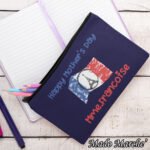 Teacher Pencil Case -Paris Flag