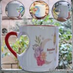 Heart Mug- Ramadan Kareem Pink Helal