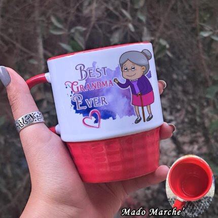 Mother Rubber mug - Best Grandma ever