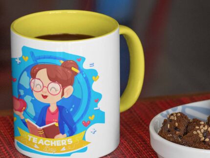 colored mug - Math teacher