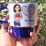 Rubber mug - My teacher is the best