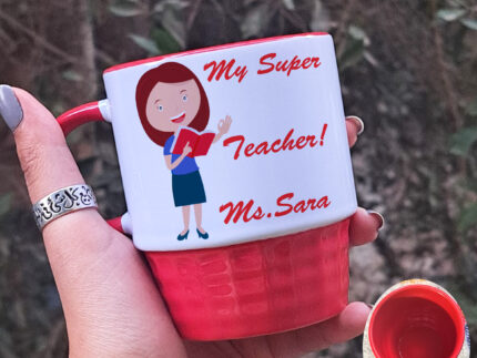 Rubber mug - My super teacher