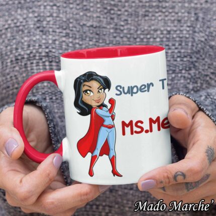 colored mug - Super teacher