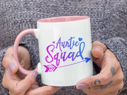Colored mug - Auntie squad