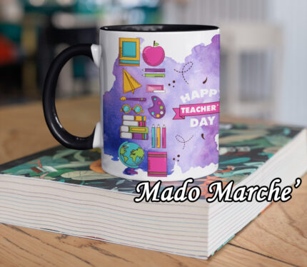 colored mug - Happy teacher's day