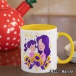 Colored mug - Happy mother's day -sunflower