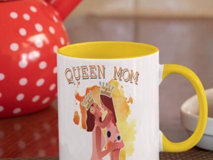 Colored mug - Queen mom