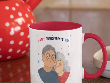 Colored mug - Happy grandparent