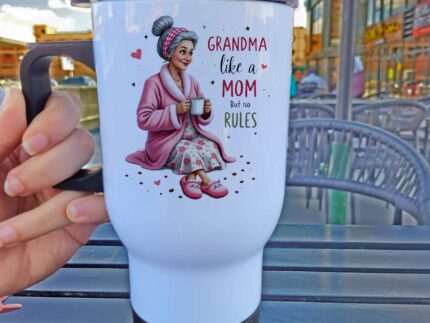 Travel Mug - Grandma like a mom