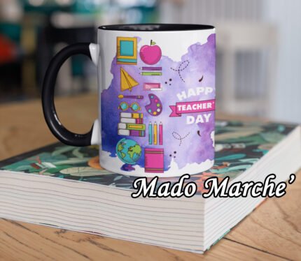 colored mug - Happy teacher's day