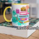 colored mug - Happy teacher's day colored