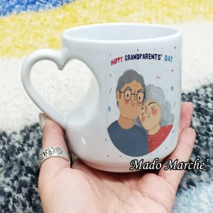 Heart Mug- Happy grandparents day