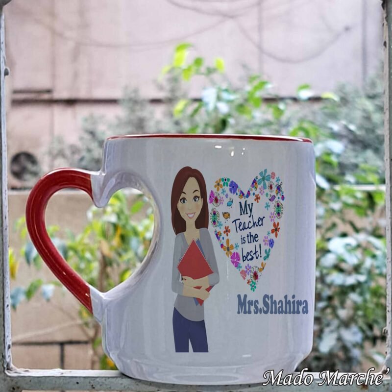 Heart Mug- My teacher is the best