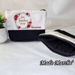 Makeup Bag - Best Teacher Ever Flower