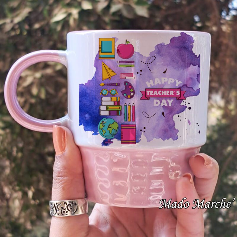 Rubber mug - Happy teacher's day