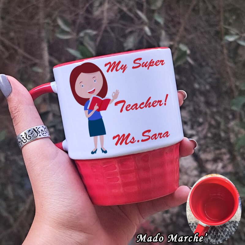 Rubber mug - My super teacher