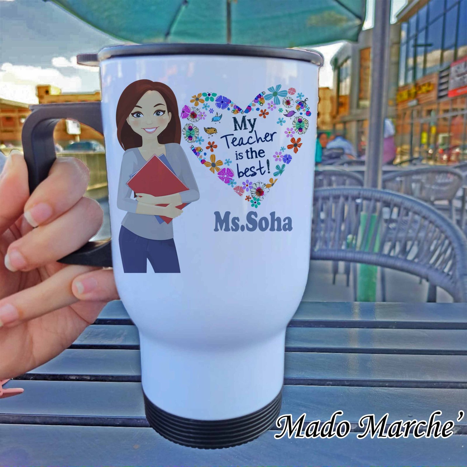 TD thermal (14) Travel Mug - My teacher is the best