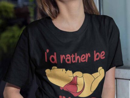 T-shirt - Pooh / I'd rather be in bed