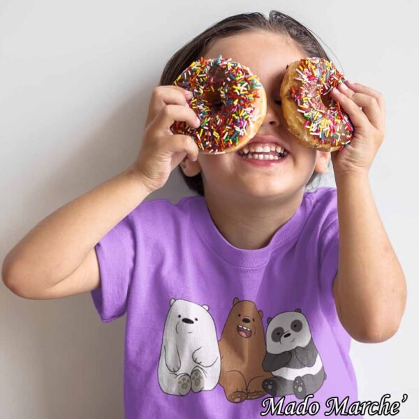 Kids T-shirt - 3 Panda - Image 3