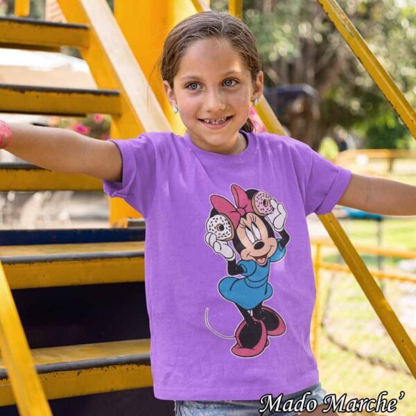 Kids T-shirt - Minnie Mouse Donuts - Image 2