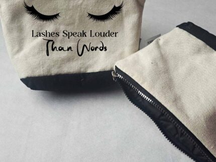 Makeup Bag - Lashes Speak Louder