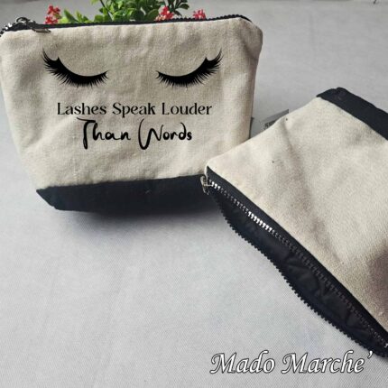 Makeup Bag - Lashes Speak Louder