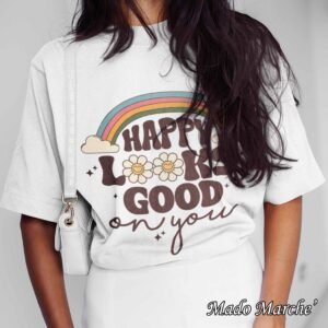 Crop Oversize - Happy Looks Good on you