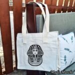 Big Tote Bag - Ancient Egypt tutankhamun white