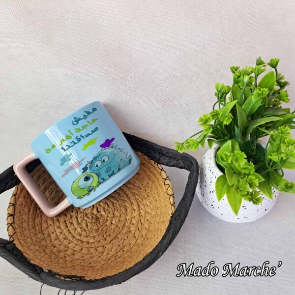 Coloured mug - monster inc quote - Image 1