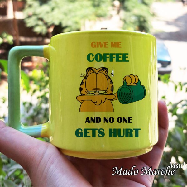 2 Coloured mug - Give Me Coffee - Image 1