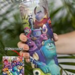 Straw Starbucks - Monsters Inc Pattern