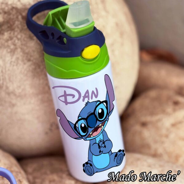 Straw Kids Bottle - Stitch Glasses - Image 1