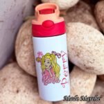 Straw Kids Bottle -Barbie