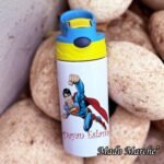 Straw Kids Bottle - Spider man