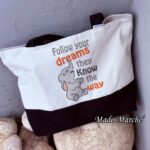White * Black bag - Follow your dreams