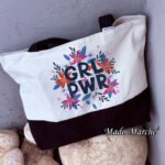 White * Black bag - Girl power
